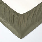 Linen Cot Bed Fitted Sheets 70 X 140 Cm, Pack Of 2 | Cot Bed | Green