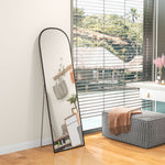 Full Length Mirror Aluminium Alloy Frame Hanging Or Leaning