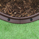Flexible Lawn Edging 1.2m X 18 | Brown