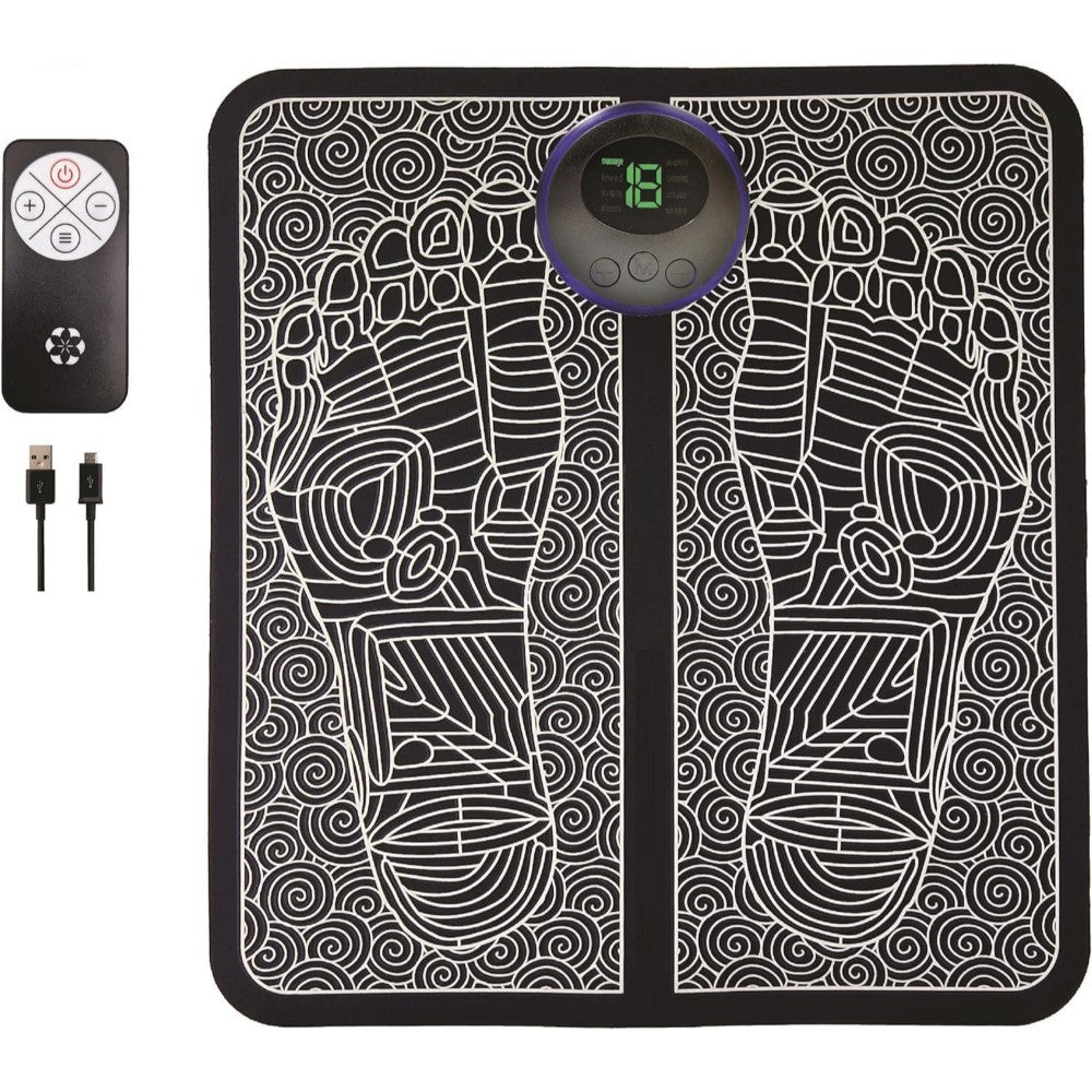 Dyzi Ems Foot Massager Electrical Muscle Stimulation For Pain Relief And Improve Circulation