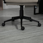 Faux Leather Office Chair Adjustable | Dove Gray