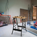 4-in-1 Work Bench, Adjustable, Foldable | Black