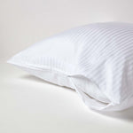 European Size Egyptian Cotton Pillowcase 330 Tc | 80cm x 80cm | White