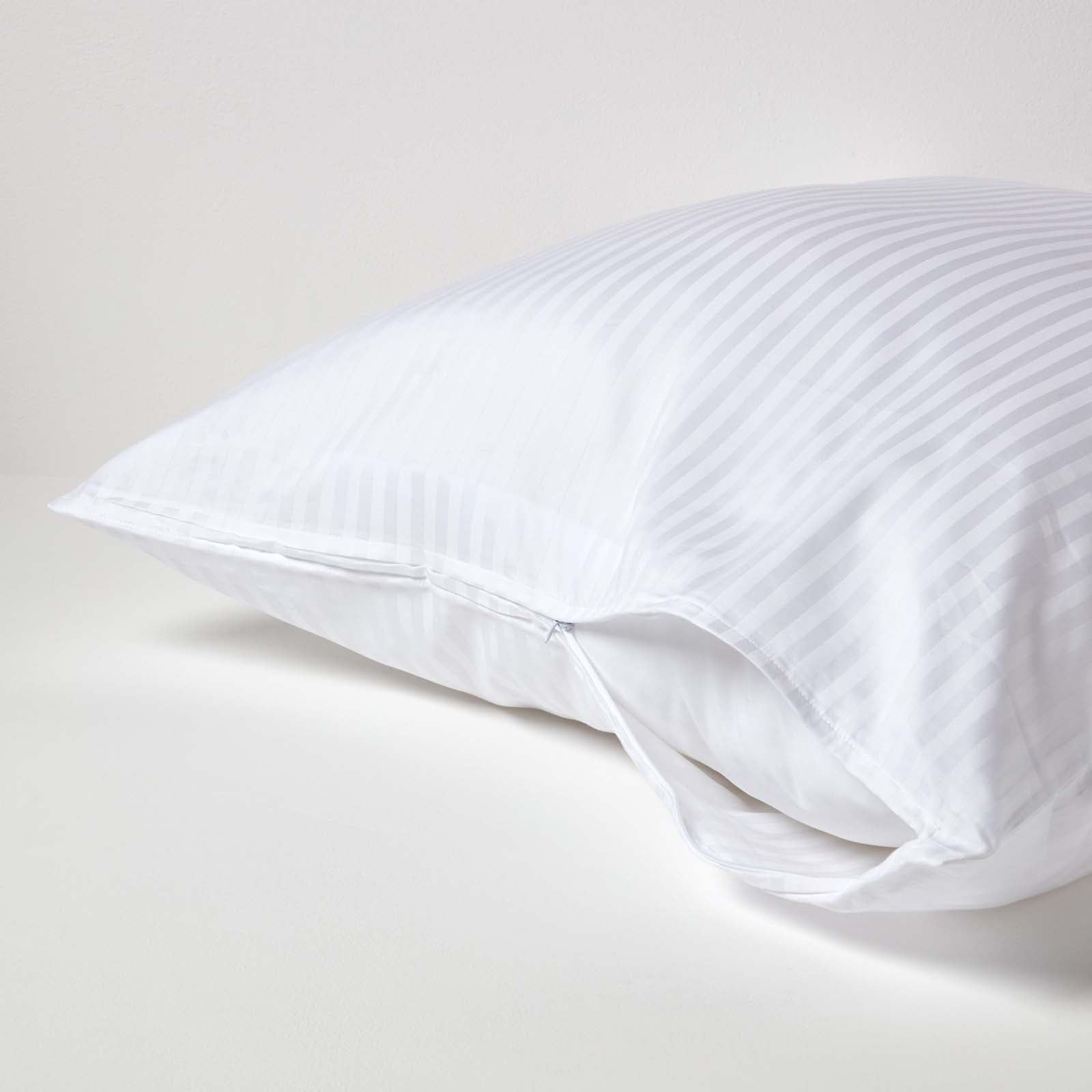 European Size Egyptian Cotton Pillowcase 330 Tc | 80cm x 80cm | White