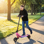 Electric Scooter For Kids, Foldable E Scooter For Age Age 6+ | Pink