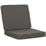Outdoor Seat And Back Cushion Set Replacement Cushions | Dark Gray