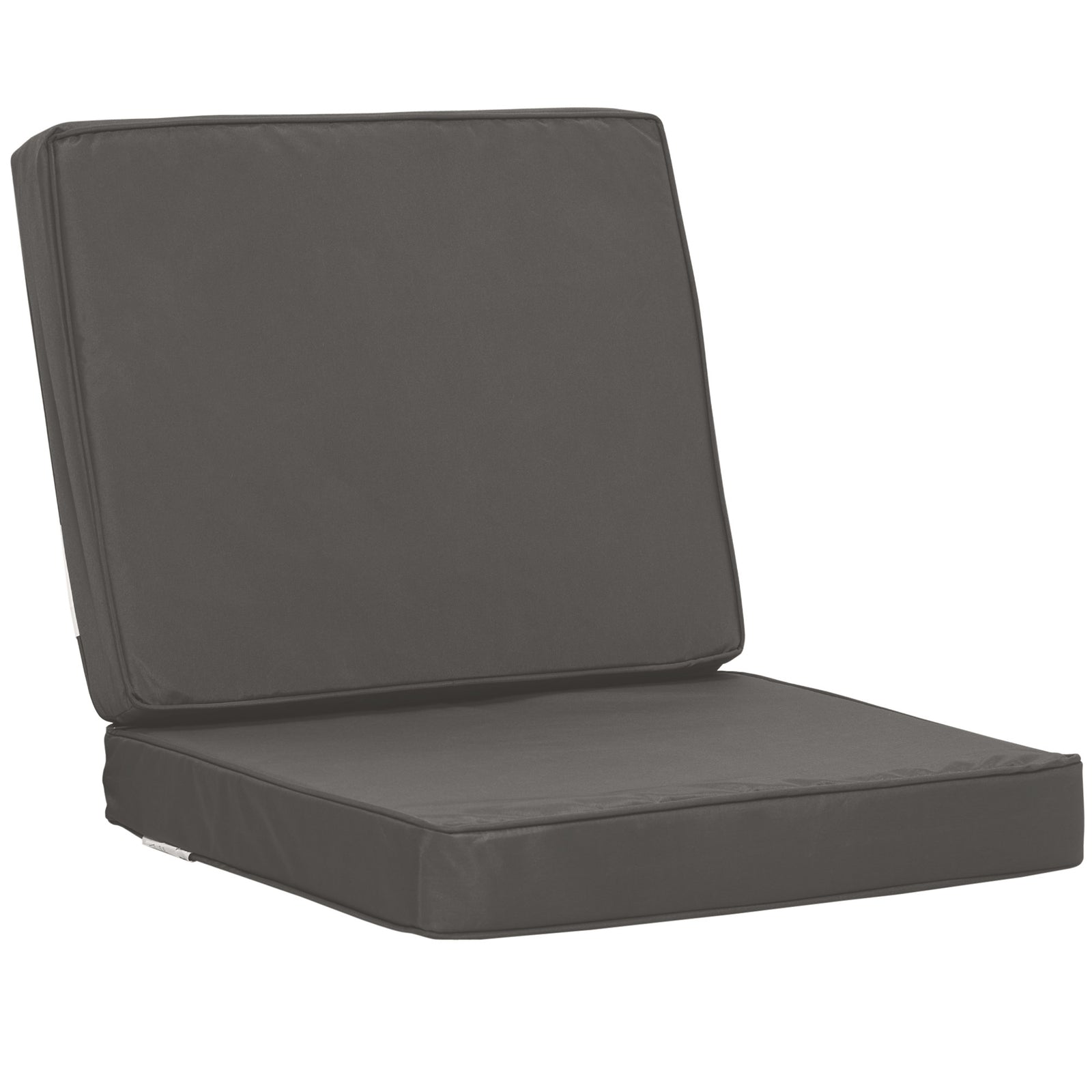 Outdoor Seat And Back Cushion Set Replacement Cushions | Dark Gray