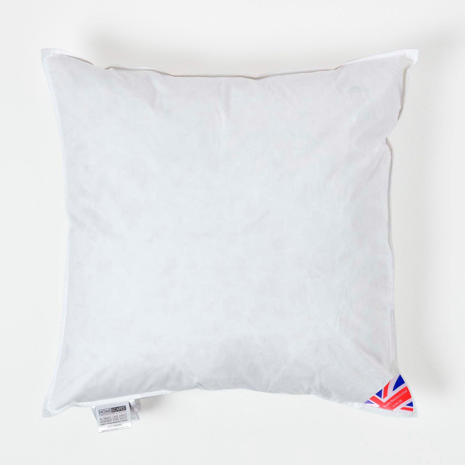 Duck Feather Cushion Pad | 60cm x 60cm | White