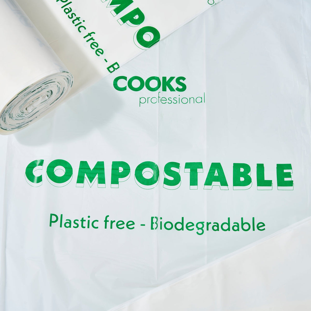 Biodegradable Bin Bags 45-48l | Set of 25 | White