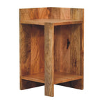 Solid Wood Oak-ish Box Bedside