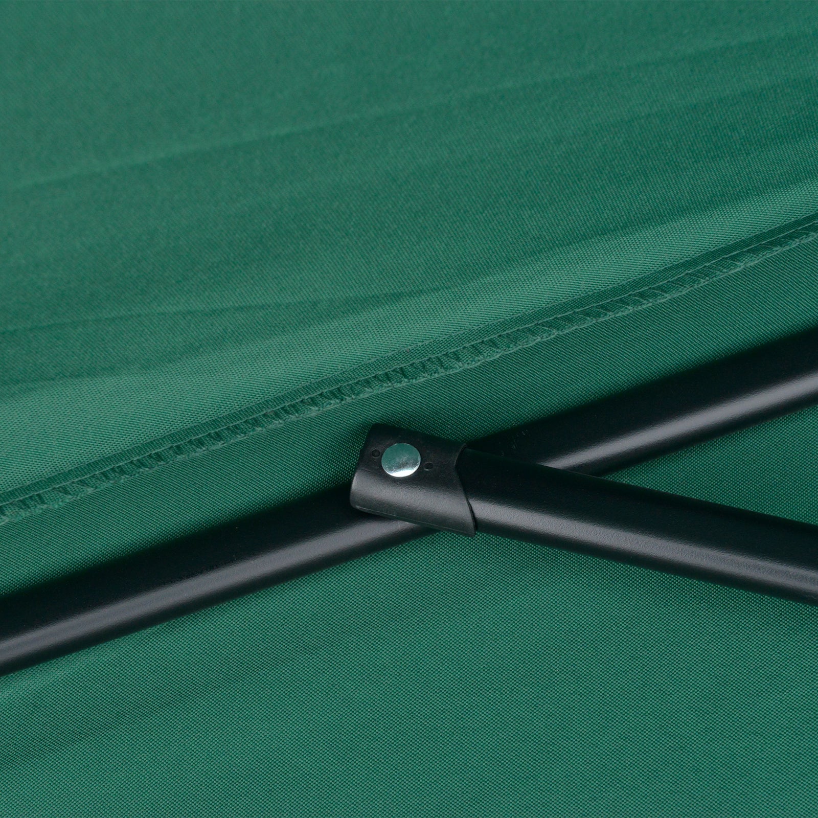 2.7m Half Round Parasol Balcony Shade | Green