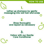 Kind To Hair Gentle Care Shampoo 200ml Twin Pack | Set of 2 | White