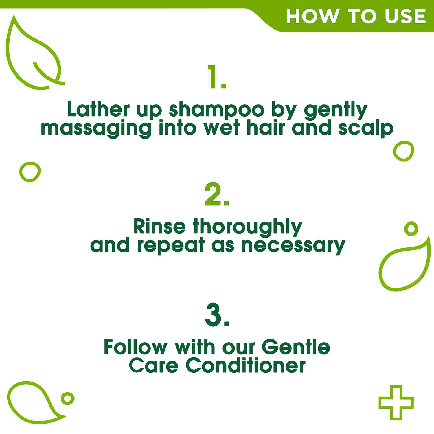 Kind To Hair Gentle Care Shampoo 200ml Twin Pack | Set of 2 | White
