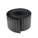 6m Corrugated Steel Garden Edging | Black