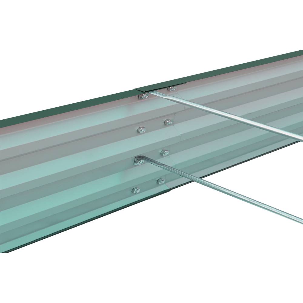 L-shaped Galvanized Steel Raised Garden Bed Raised Planter Box | Dark Green