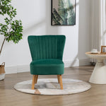 Arezza Velvet Accent Chair | Green