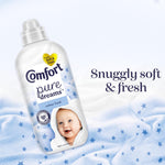 Comfort Fabric Conditioner Pure Dreams Cotton Fresh 288 Washes, 1.44 L