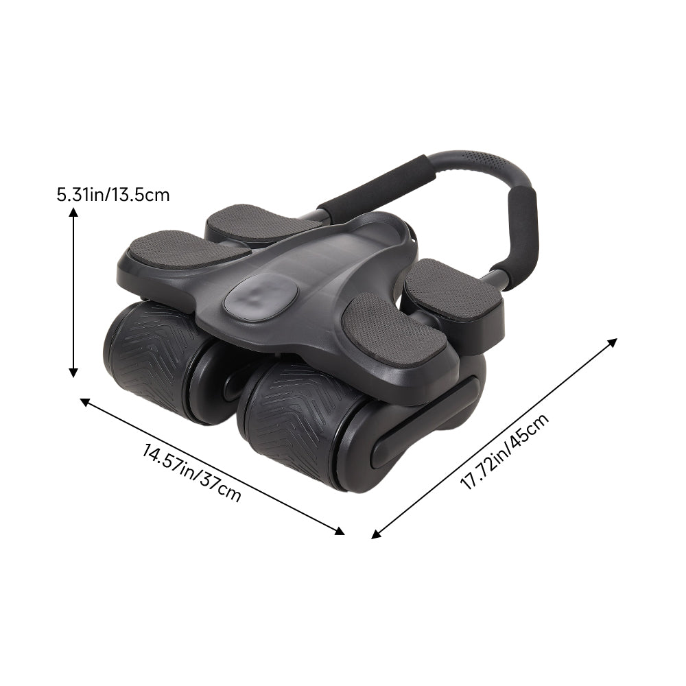 Breeins Automatic Rebound Abdominal Wheel Roller With 4 Elbow Supports