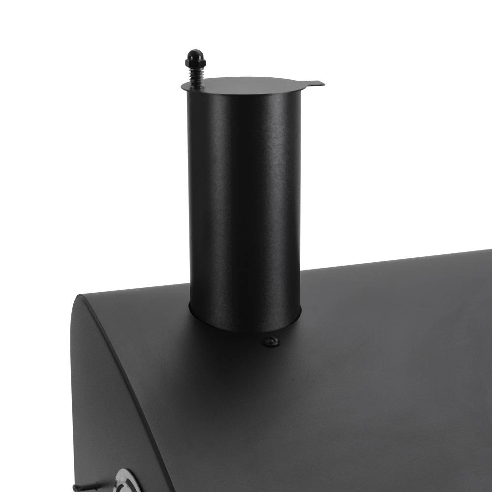 Outdoor Charcoal Grill With Smoke Stack