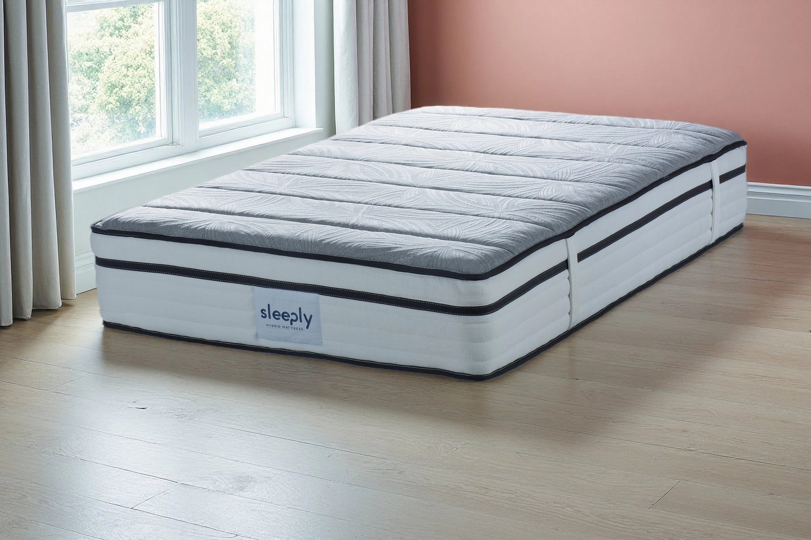 Sleeply Hybrid Mattress 2000 Pocket Sprung multi layered soft touch | King | Grey