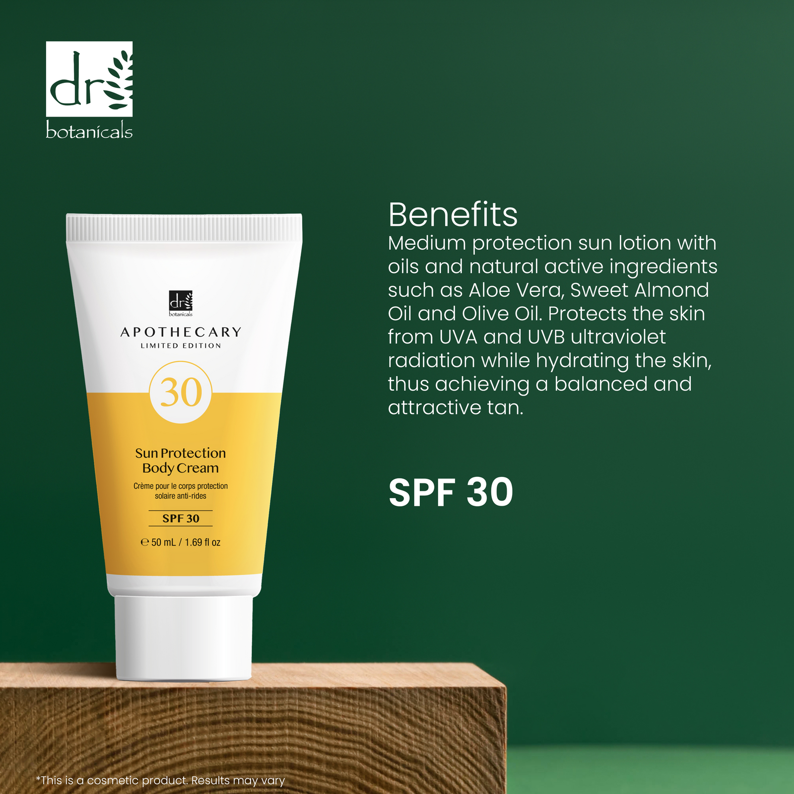 Sun Protection Body Cream Spf 30 50ml