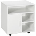 Multi-storage Printer Unit Office Organisation 5 Compartment | One Size | White