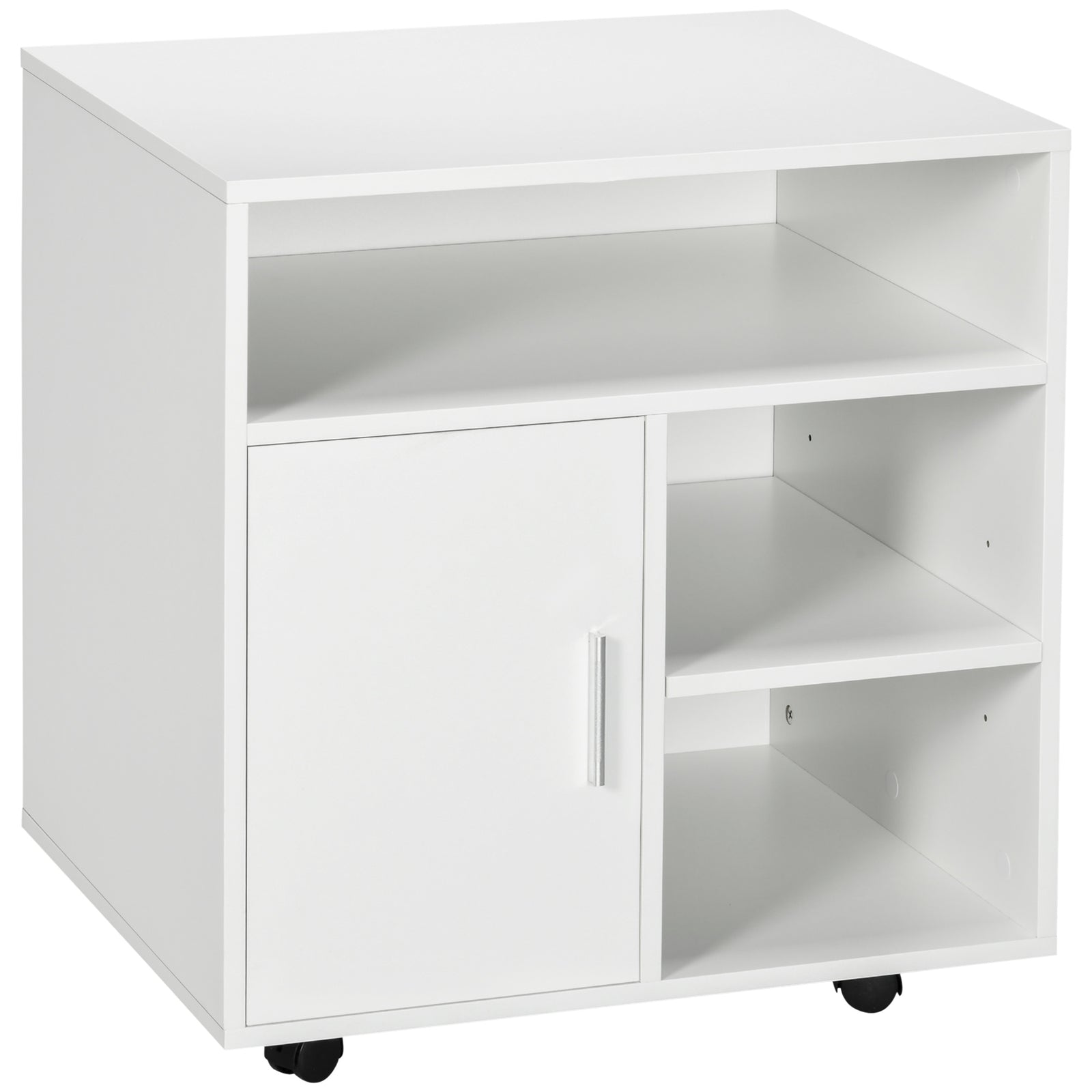 Multi-storage Printer Unit Office Organisation 5 Compartment | One Size | White