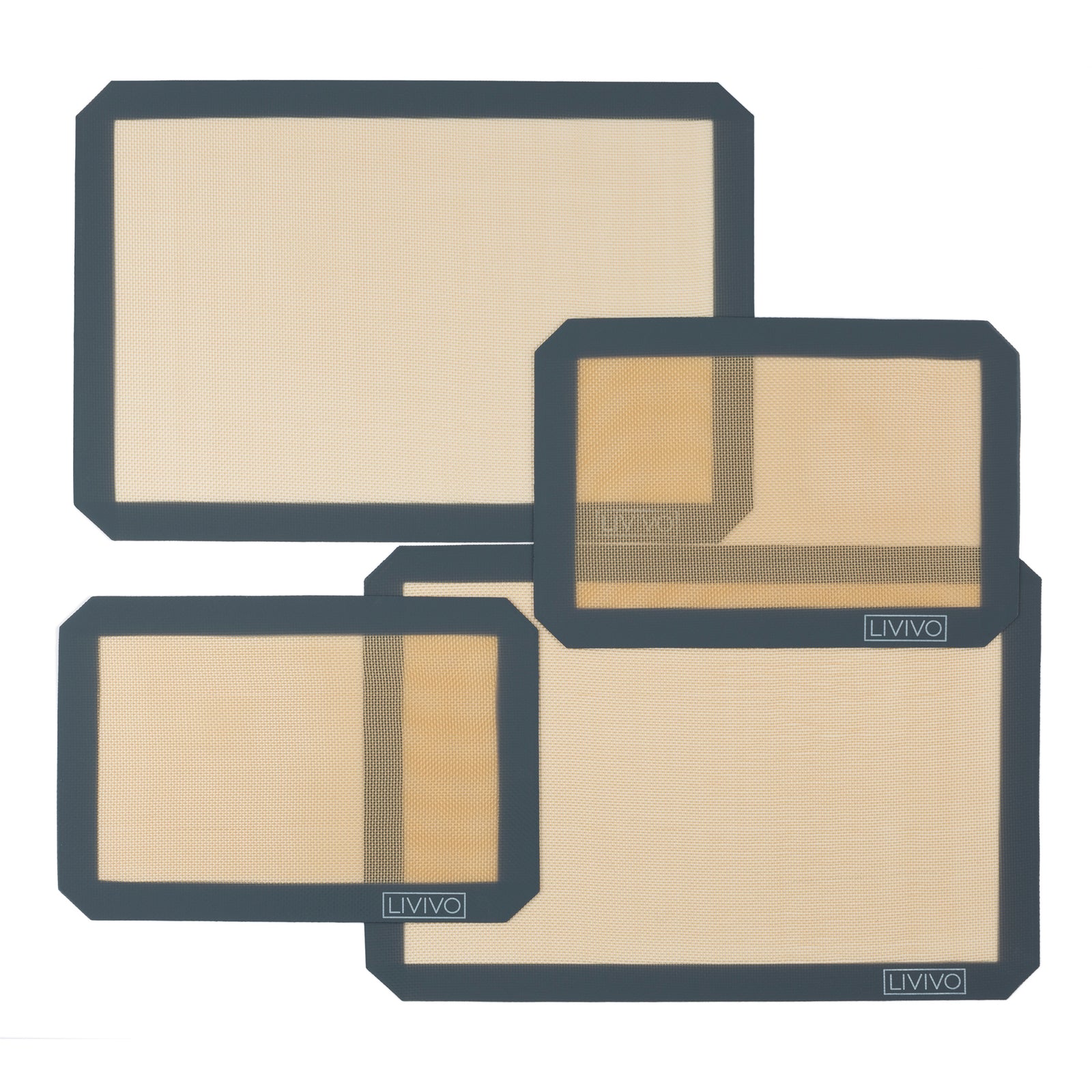 Reusable Baking Mats, Set Of 4