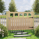 120cm W X90cm H Outdoor Wooden Garden Gate Fence Door | 120cm x 90cm | Natural