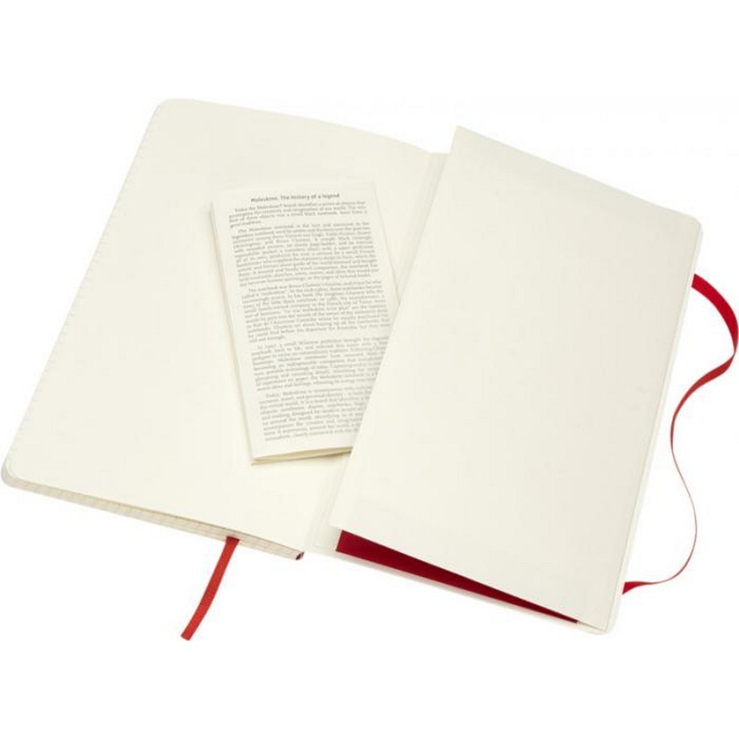 Classic L Soft Cover Squared Notebook | One Size | Red