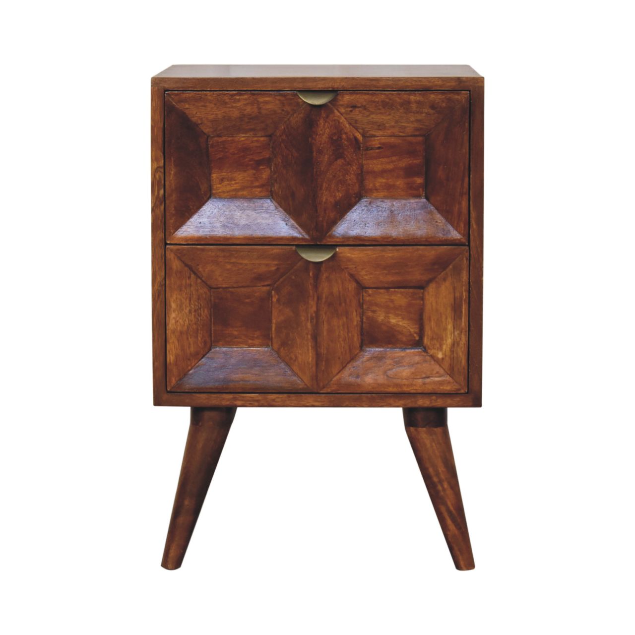 Solid Wood Quad Bedside