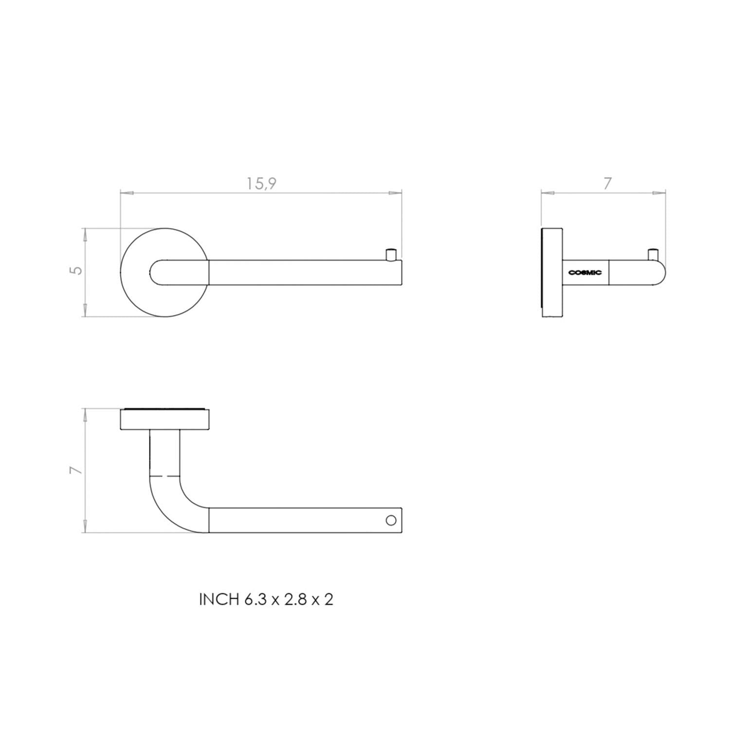 Toilet Roll Holder, Green, Award-winning Design, Geyser Collection