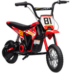 24v Battery Powered Ride On Motorcycle With Rear Suspension | Red