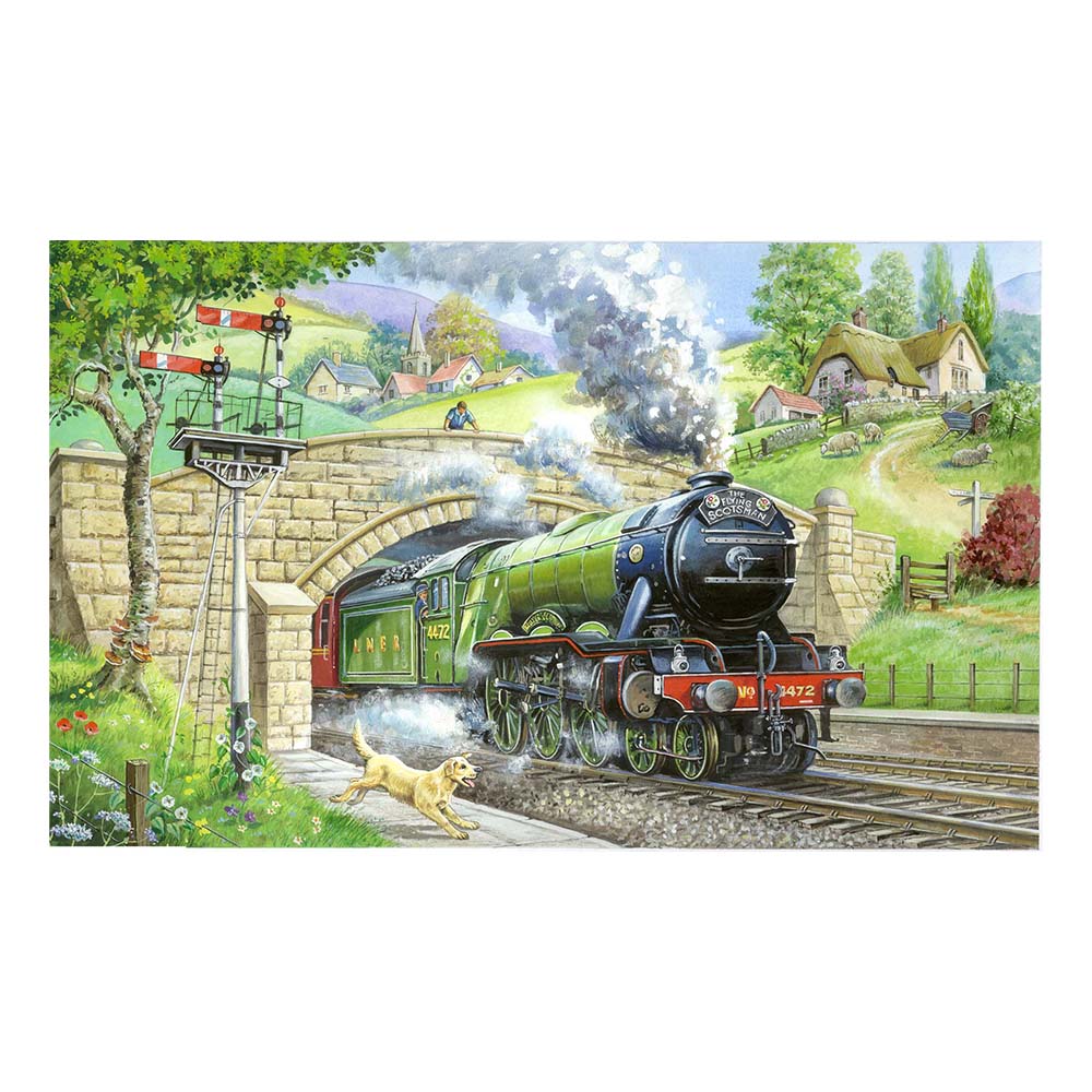 Train Spotting - Big 250 Piece Jigsaw Puzzle For Adults & Kids, With Extra Large Pieces