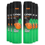 Xxl Body Spray Jungle Fresh 48h High Definition Fragrance Deodorant,6x250ml