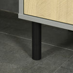 Tall Bathroom Storage Cabinet, Slim Floor Cabinet