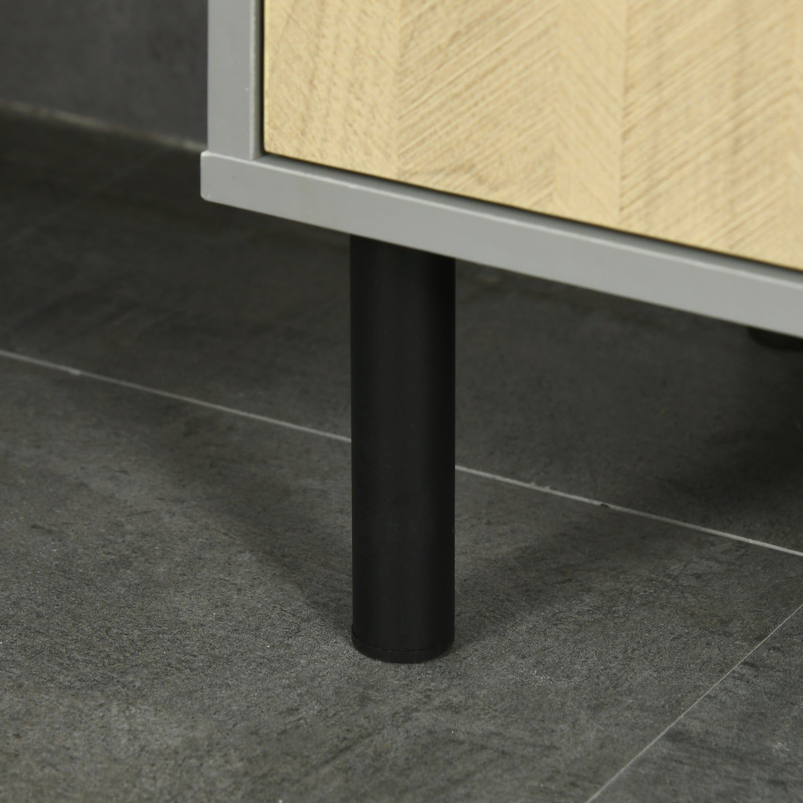 Tall Bathroom Storage Cabinet, Slim Floor Cabinet