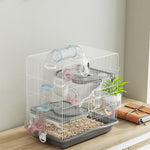 3-tier Hamster Cage, Gerbil Cage For Dwarf Hamsters, 45 X 30 X 45 Cm