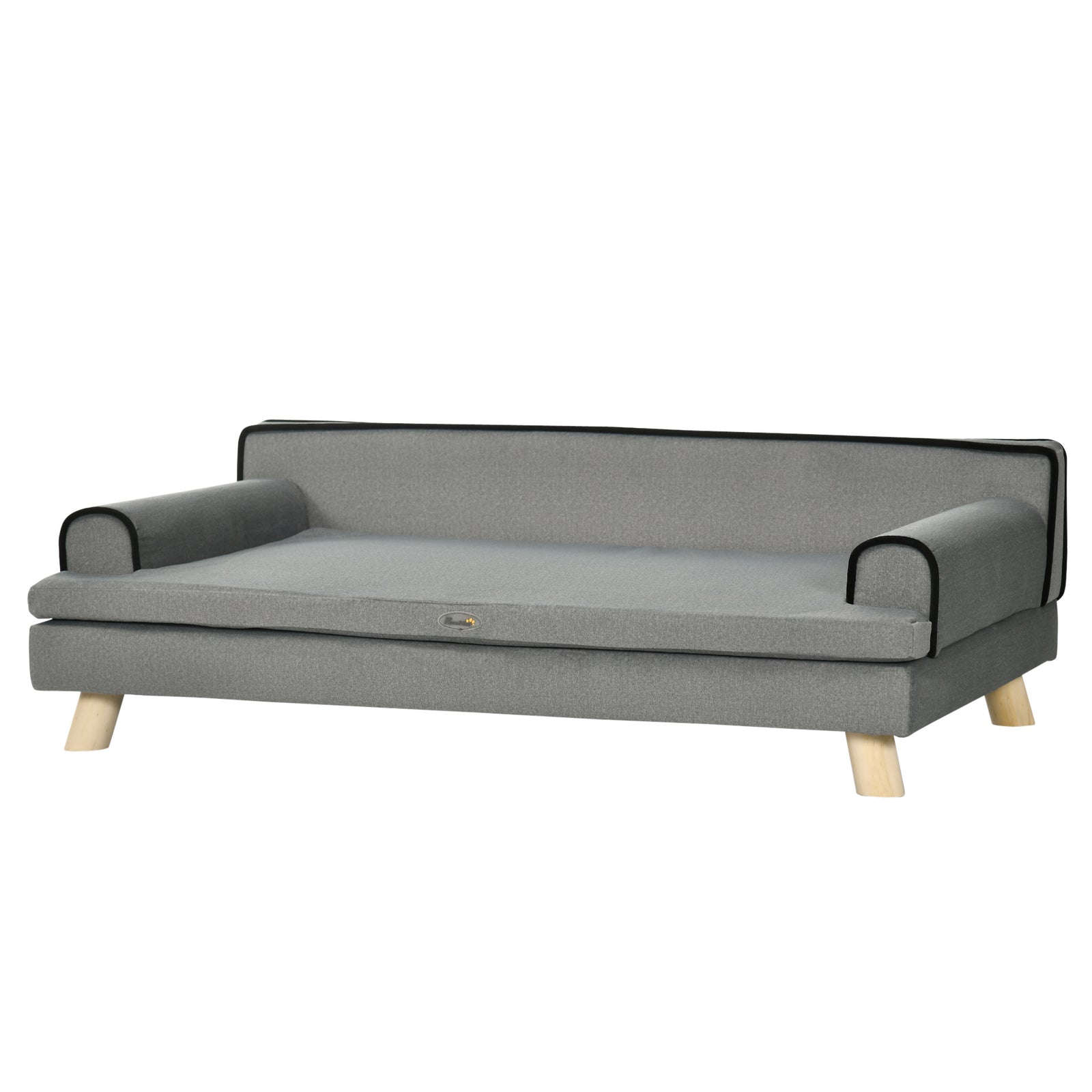 Dog Sofa W/ Legs, Water-resistant Fabric For Large, Medium Dogs | Gray