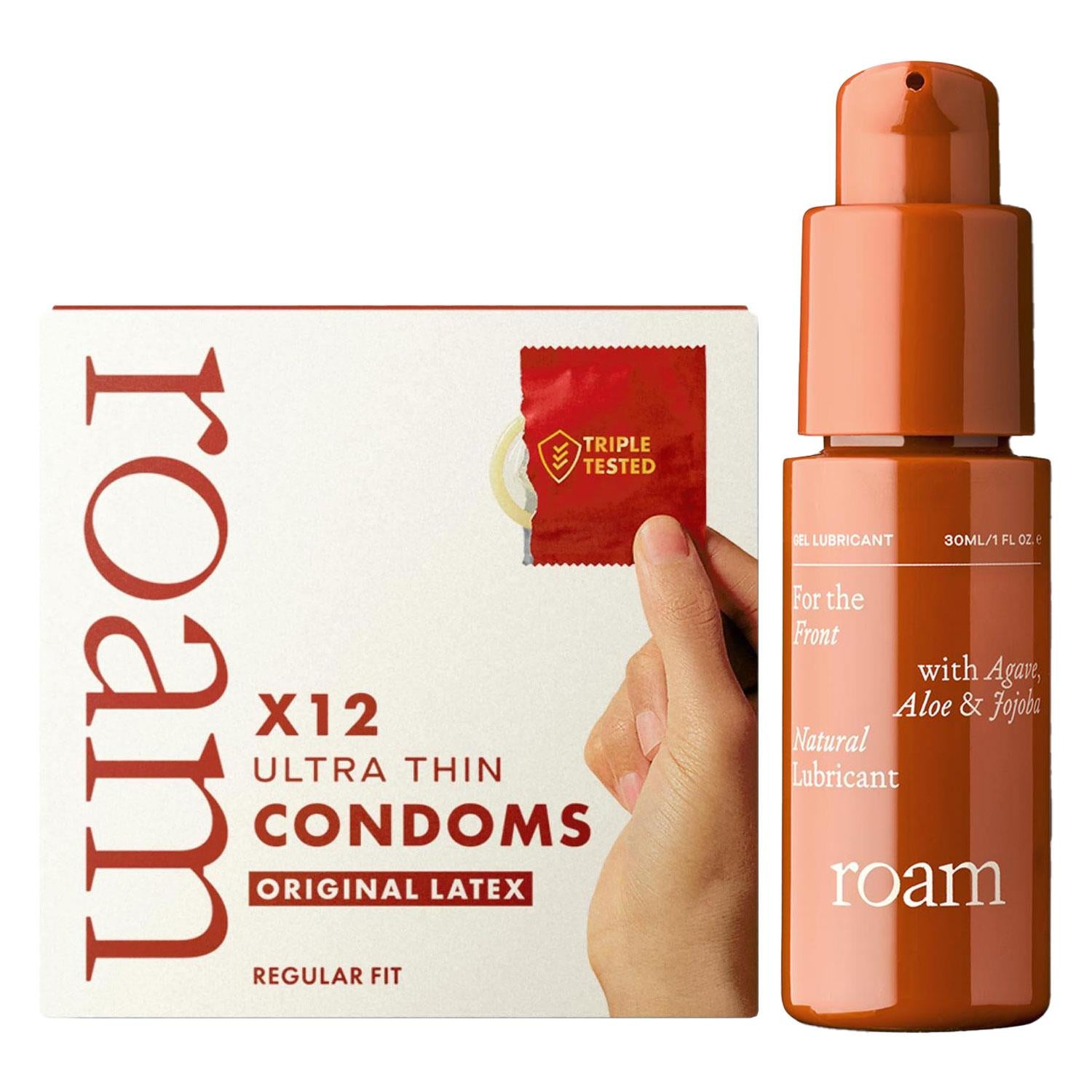 Original Latex Regular Fit Condom Pk Of 12 W/ Front Lubricant | 30ml