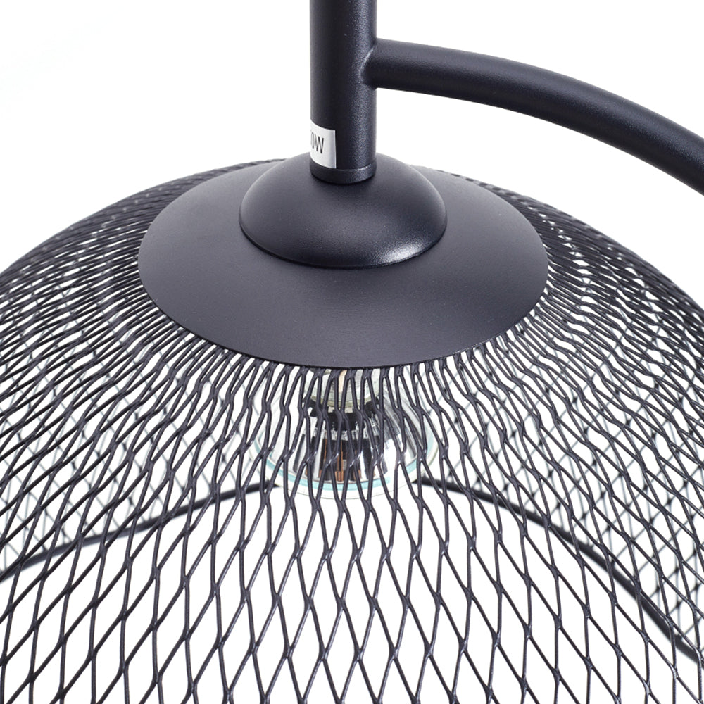 Industrial Metal 1-light Gu10 Floor Lamp With Tray