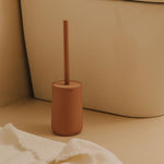 Toilet Brush, Free-standing, Polyresin Soft Touch, Sand, Saona Collection