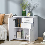 Cabinet Sideboard Buffet Solo High Gloss Front Face Drawer