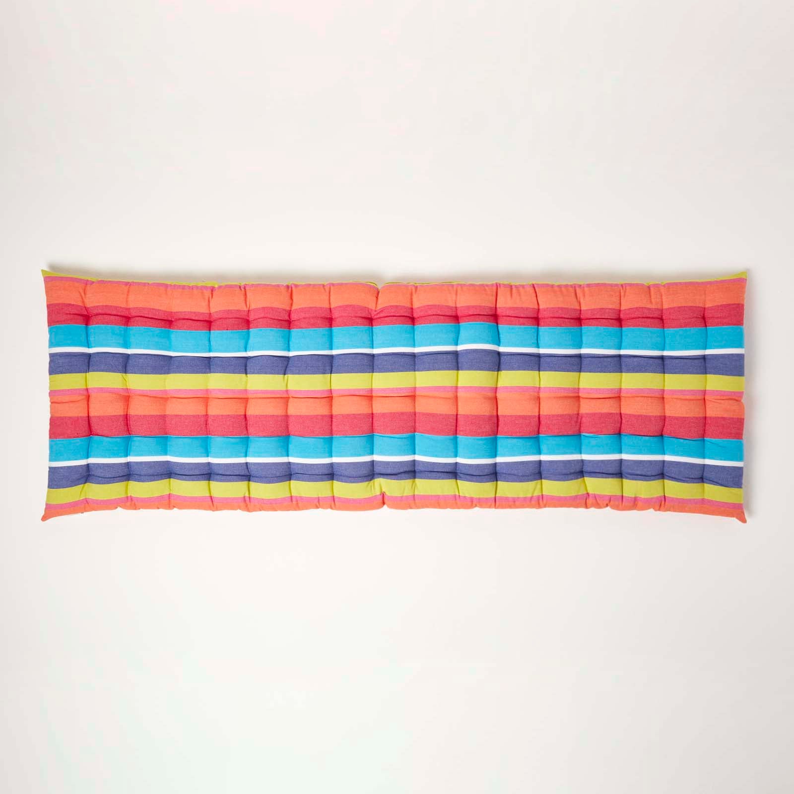 Striped Bench Cushion 2 & 3 Seater | 3 | Multi Colour