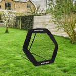 Foldable Football Rebounder Net | Black