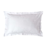 Egyptian Cotton Satin Stripe Oxford Pillowcase 330 Tc | 48 x 74cm | White