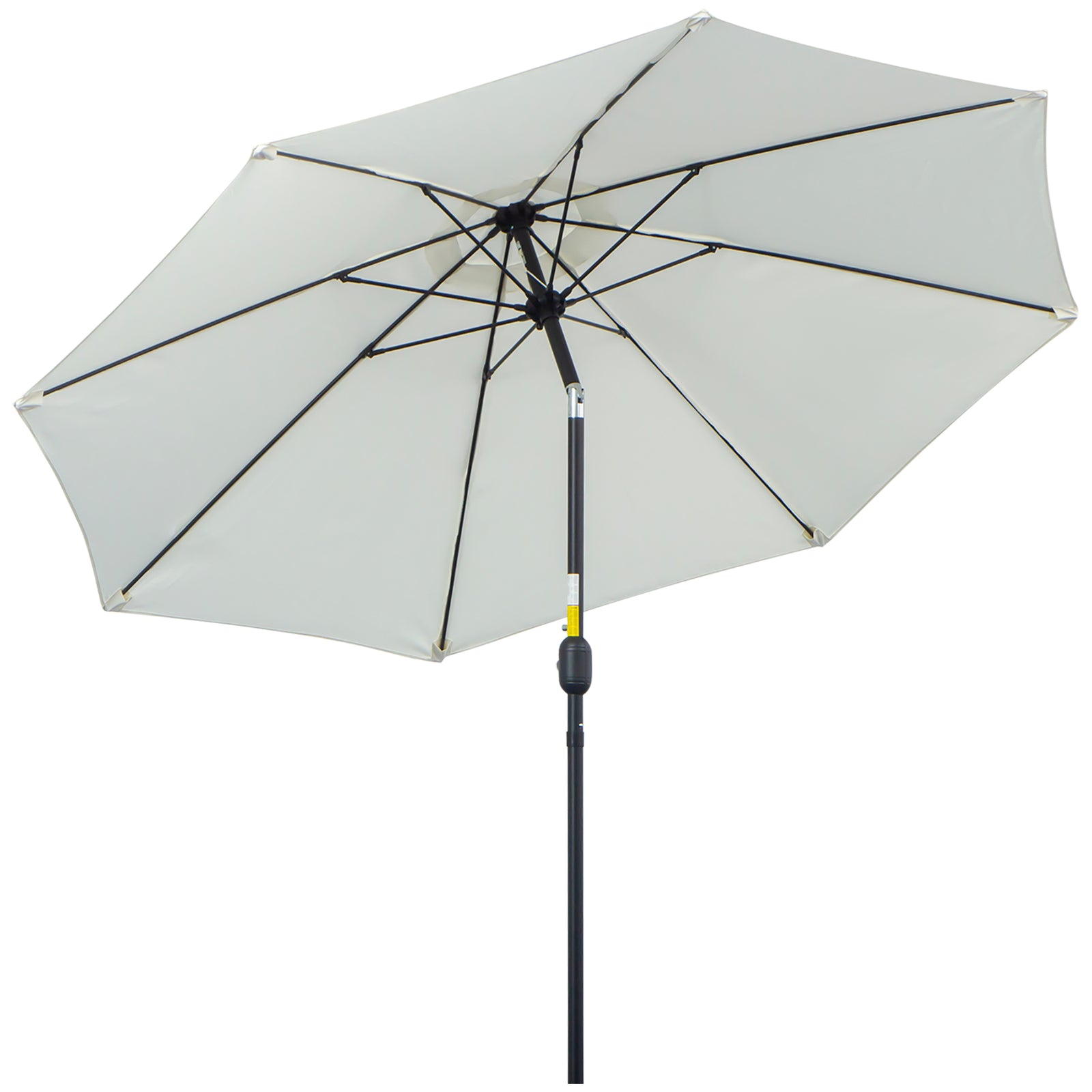 2.7m Parasol With Tilt And Crank | White