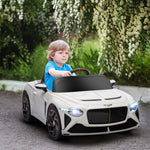 Bentley Bacalar Licensed 12v Kids Electric Ride-on W/ Remote | White