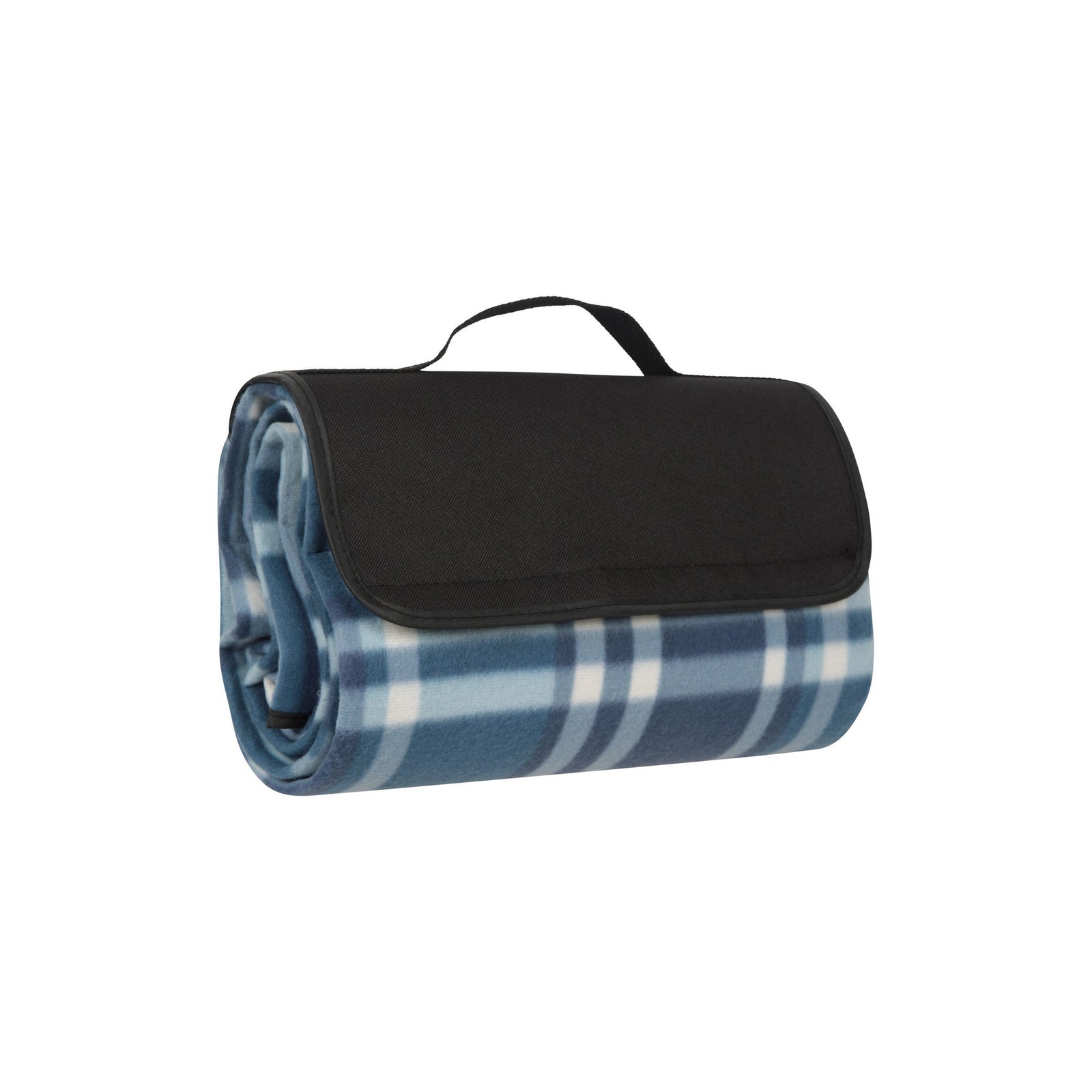 Fleece Checked Picnic Mat | One Size | Blue