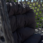 Alston Double Garden Hanging Egg Chair | Dark Grey